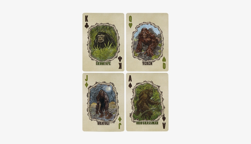 Bigfoot Bicycle Playing Cards - Bicycle Big Foot Cards, transparent png