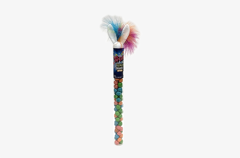 Trolli Crazy Hair Bunny Ears Tube With Sour Bites Fruitz - Trolli Sour Bites Fruitz, transparent png