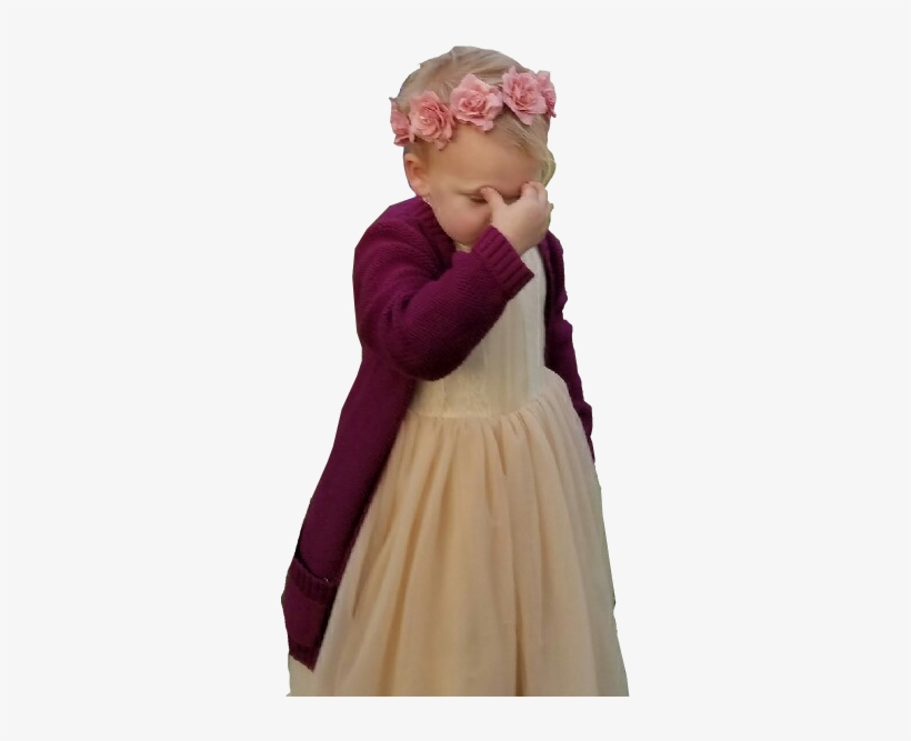 Personflower Girl Facepalm - Flower Girl, transparent png