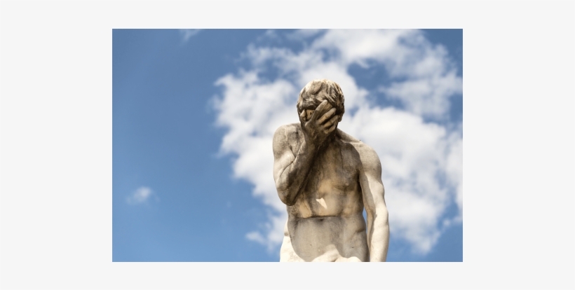 Facepalm Statue - Statue, transparent png