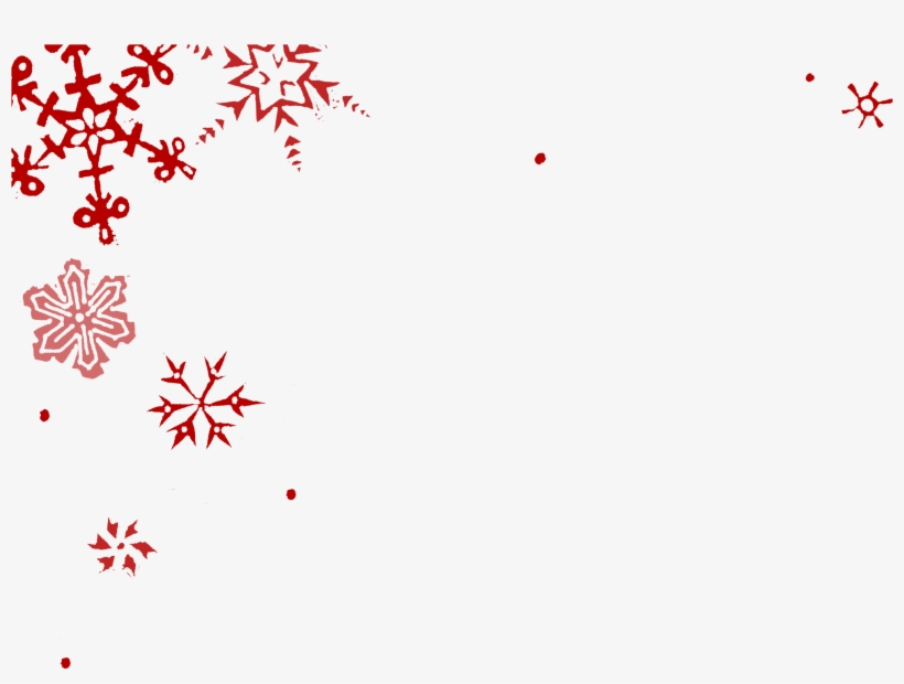 Red Snowflakes Png, transparent png