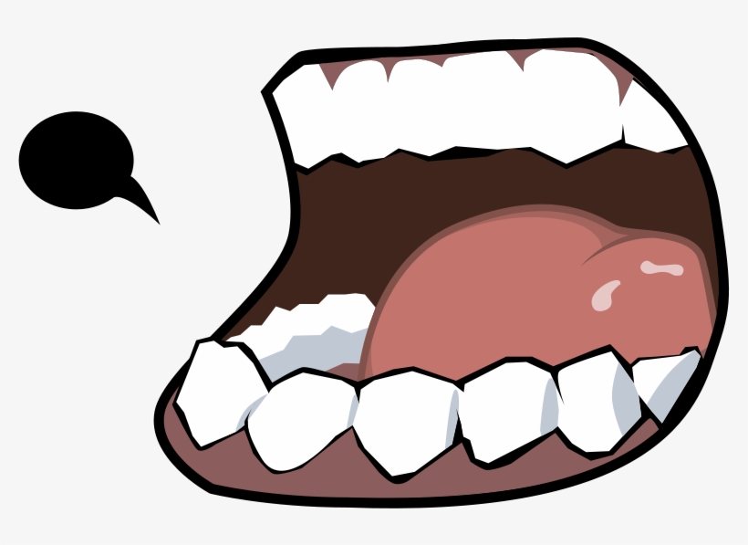 Open Mouth Clip Art At Clker Cartoon Mouth Eating 600x397 PNG