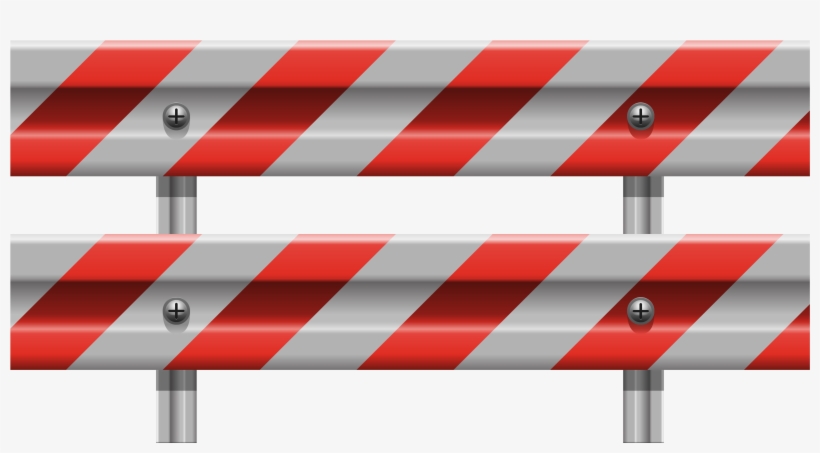 Road Barricade Png Clip Art - Road Fence Png, transparent png