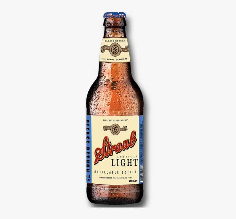 See What Goes Into Making The Straub "pounder" - Beer Bottle, transparent png