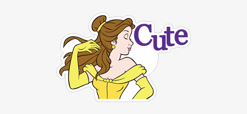 Viber Sticker «beauty And The Beast» - Beauty And The Beast Png Sticker, transparent png