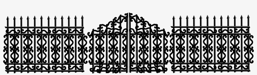This Free Icons Png Design Of Iron Fence With Gate, transparent png
