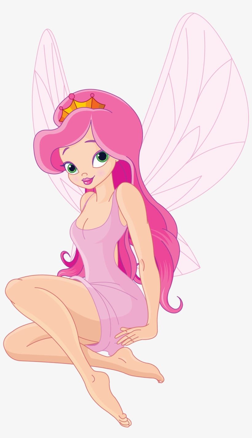 Png Royalty Free Library Cartoon Illustration Pink - Fairy Png, transparent png