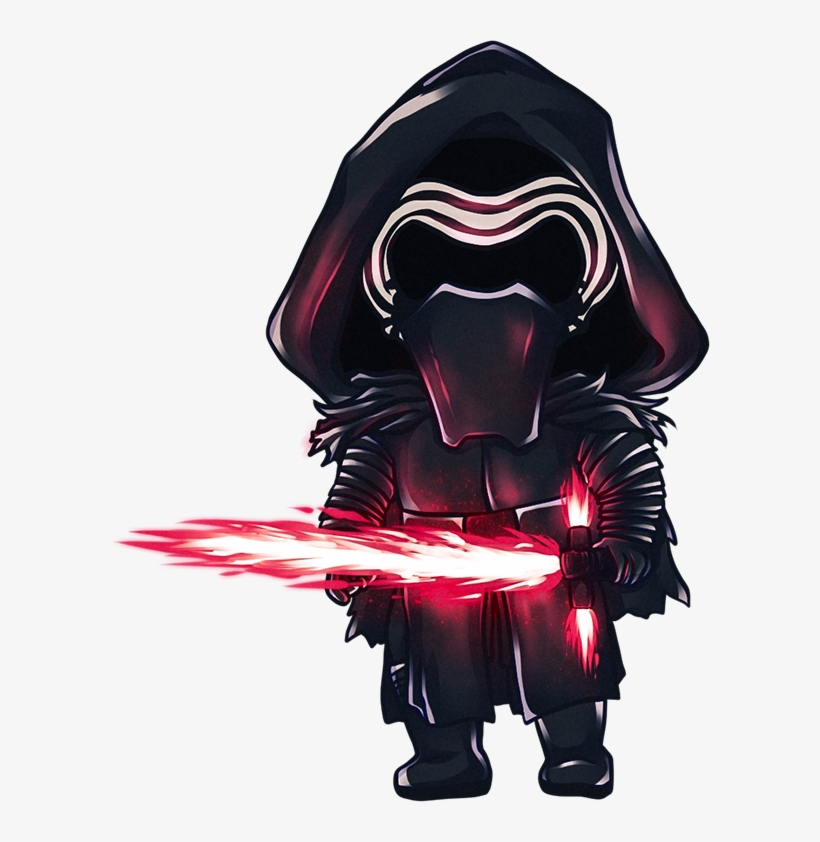 Chibi Kylo Ren By Tana - Star Wars Chibi Png Transparent, transparent png