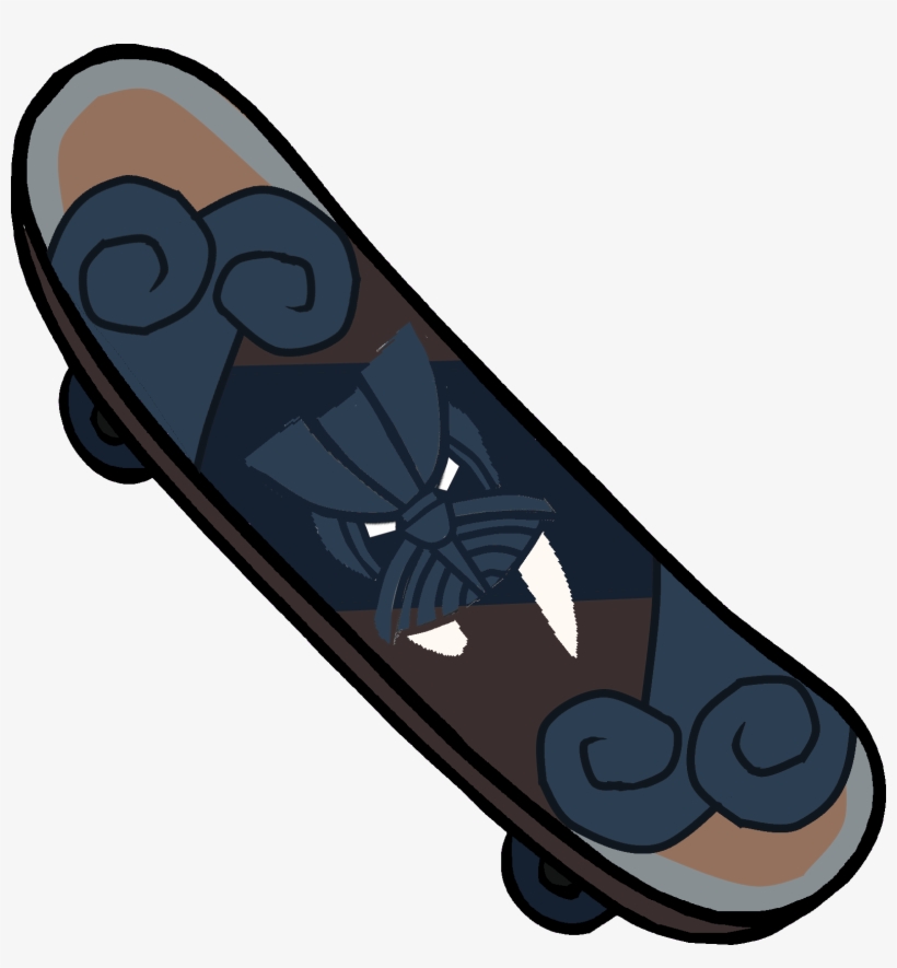 Tusk Skateboard - Club Penguin Rare Skateboards, transparent png