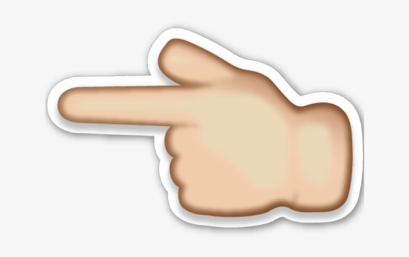 Emoji Hand Pointing Left 640x480 PNG Download PNGkit