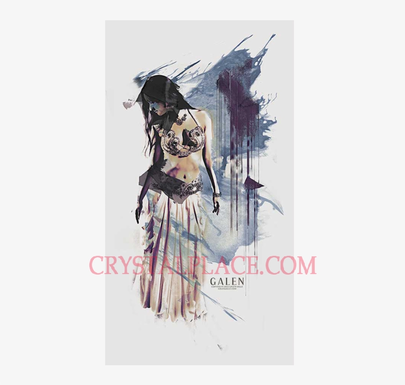 Large Canvas Print Wall Art By Gallen Valle 7 - Belly Dancer Art, transparent png