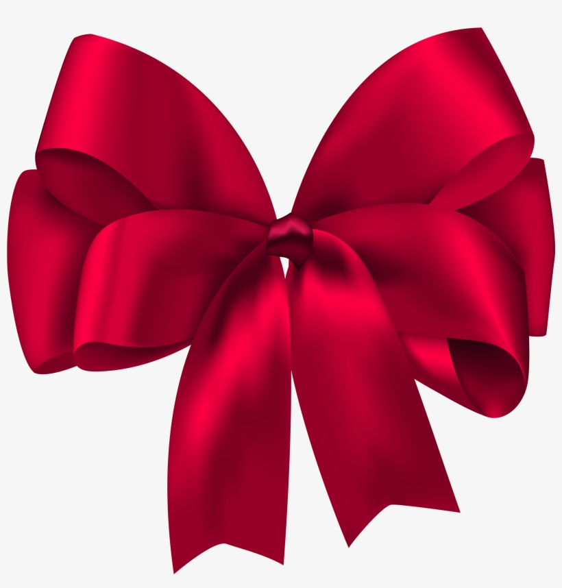 Beautiful Red Bow Png Clipart - Ribbon Png, transparent png