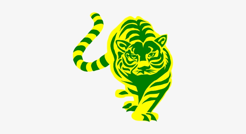 How To Set Use Green And Yellow Tiger Clipart, transparent png