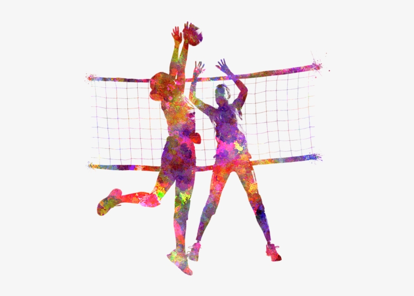 Bleed Area May Not Be Visible - Women Volleyball Poster, transparent png