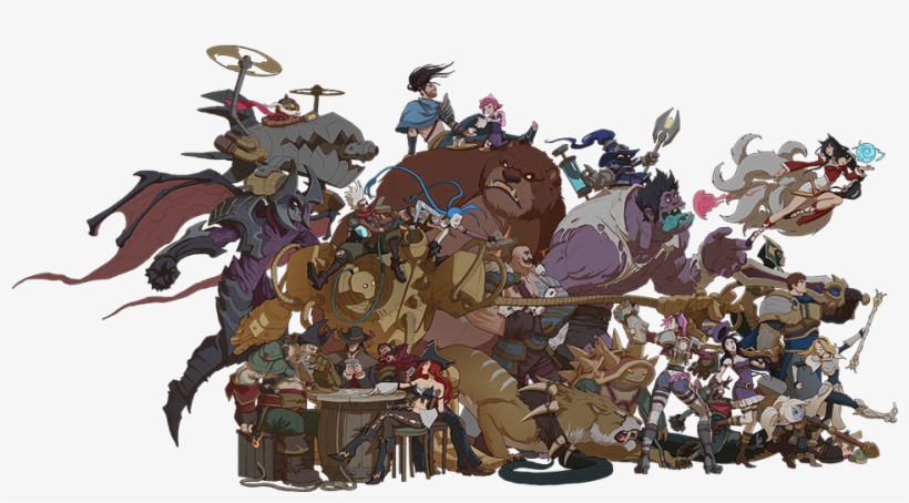 League Of Legends Characters Png Clipart - Asian Games League Of Legends, transparent png