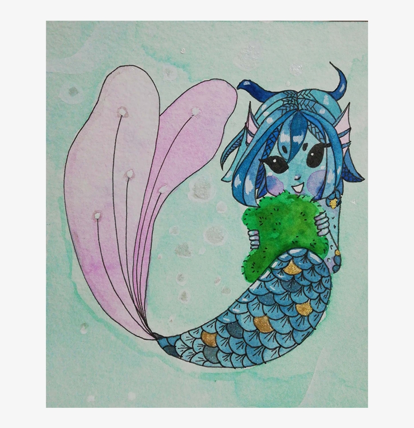Mermaid - Cartoon, transparent png