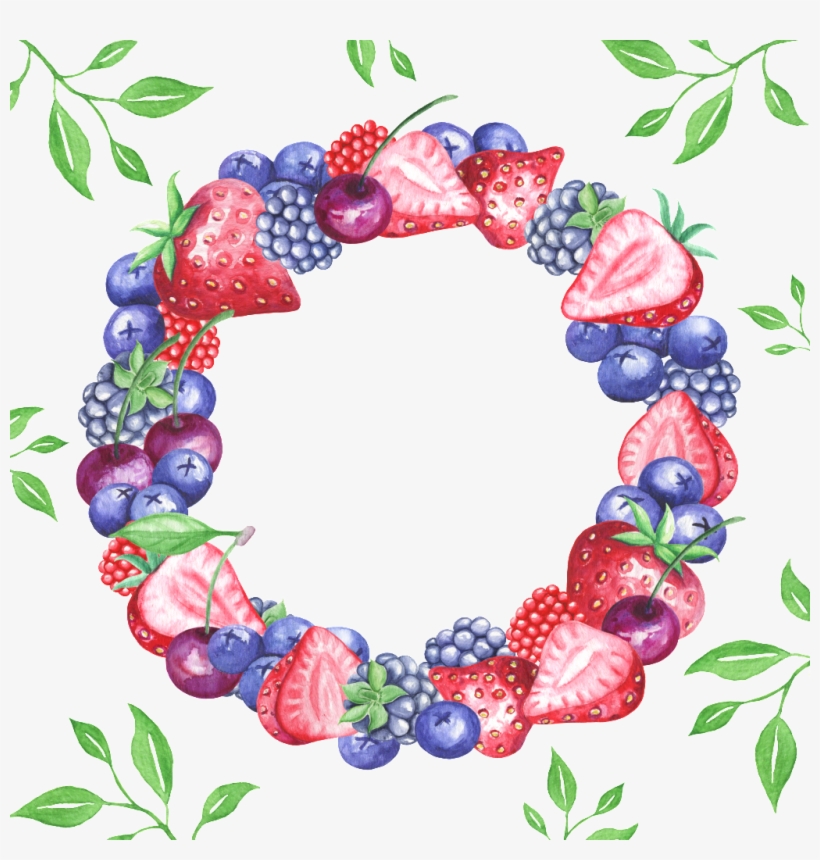 Fresh Style Fruit Weaving Ring Png Transparent - Fruit, transparent png