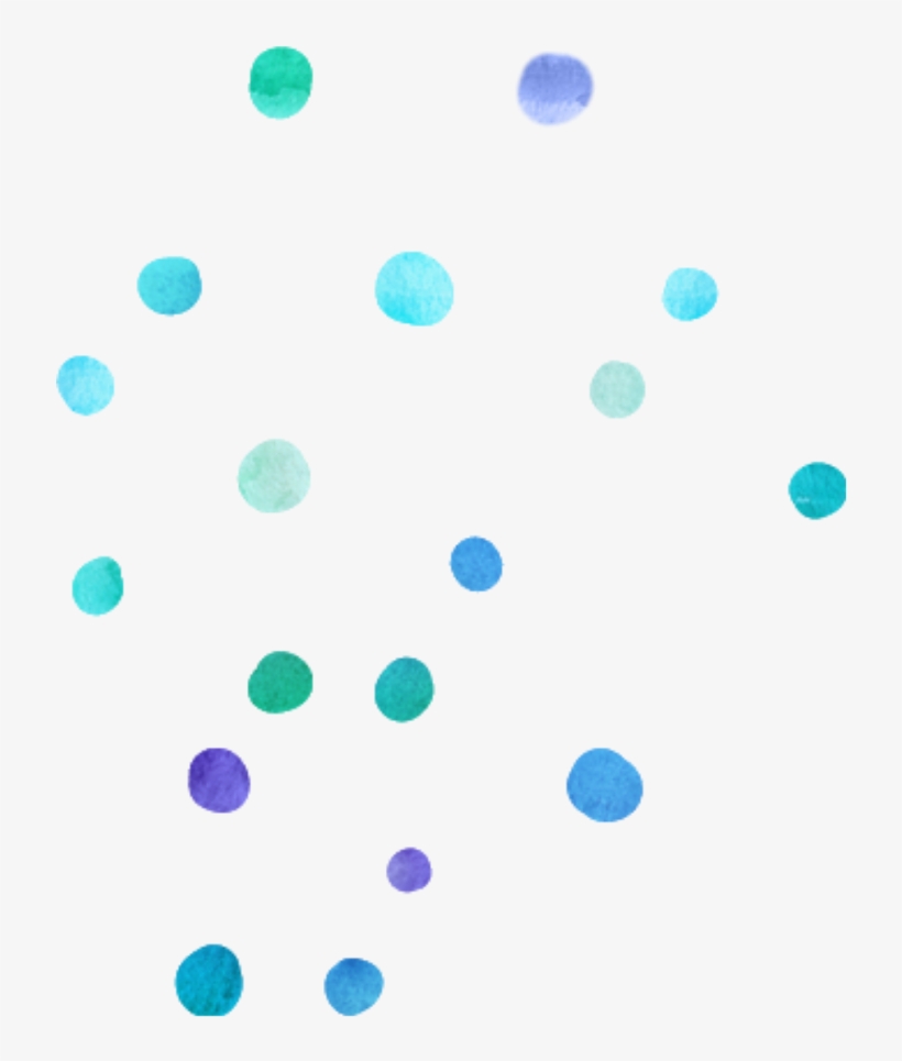 Ftestickers Pattern Overlay Circles Dots Watercolor - Watercolor Painting, transparent png