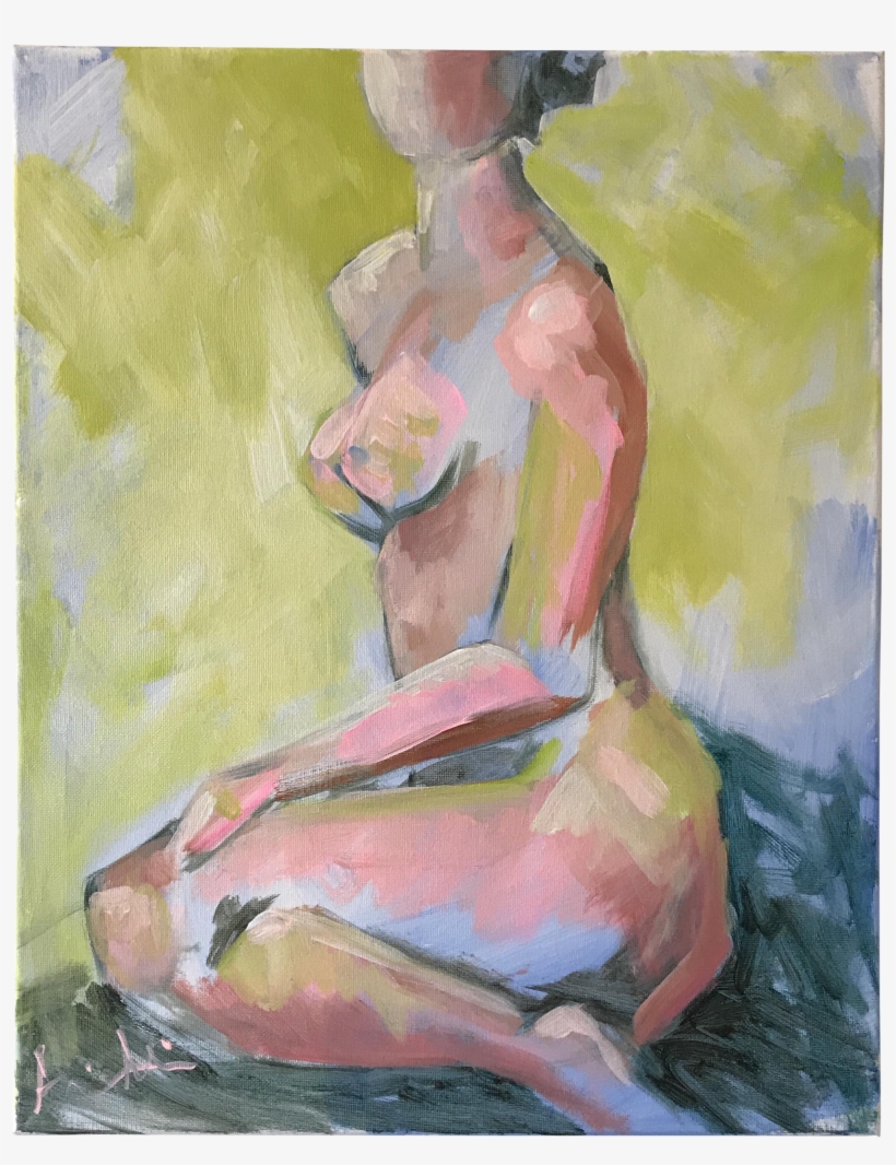 Impressionistic Drawing Person Clip Library Library - Painting, transparent png