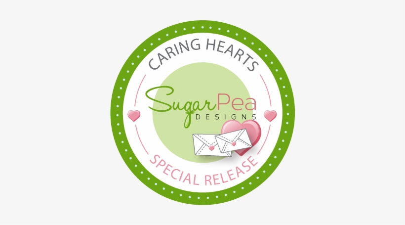 Hi And Welcome To Sugarpea Designs Caring Hearts Special - Sticker, transparent png