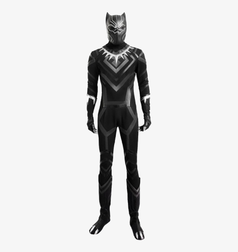 Black Panther Complete Cosplay Costume, transparent png