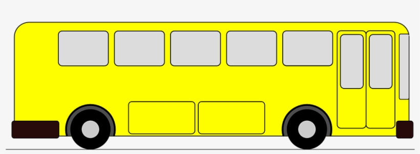 Yellow-bus - Bus Clipart, transparent png