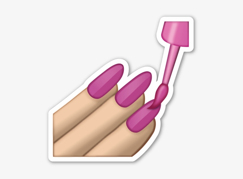 If You Are Looking For The Emoji Sticker Pack, Which - Nails Emoji Transparent Background, transparent png