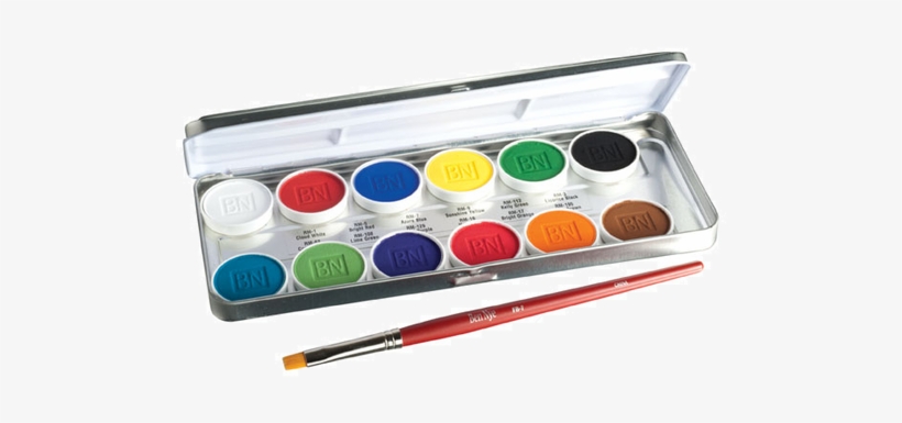 Ben Nye Magicake Aqua Paint Palette, 12 Colors, - Palette, transparent png