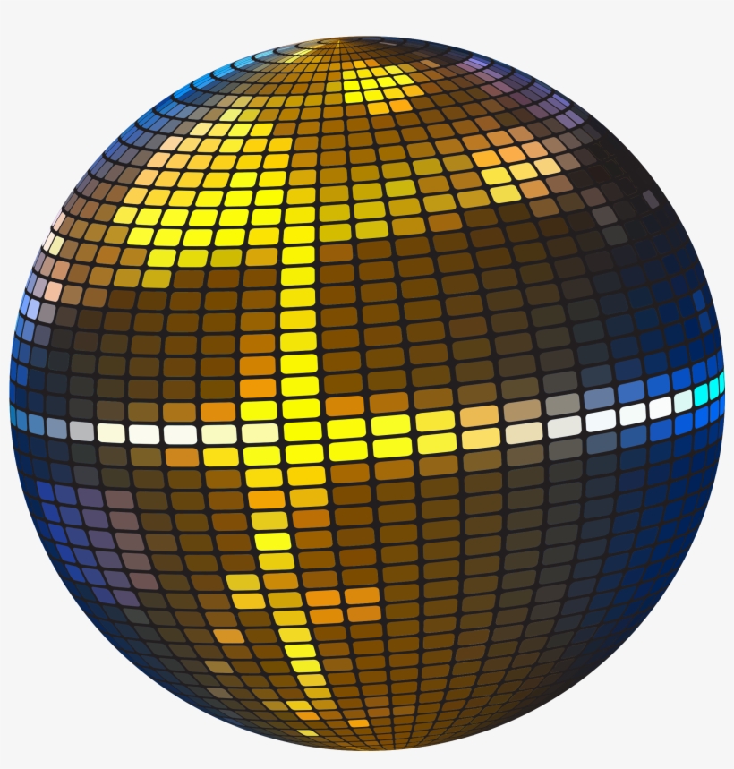 Colorful Disco Ball Icons Png, transparent png