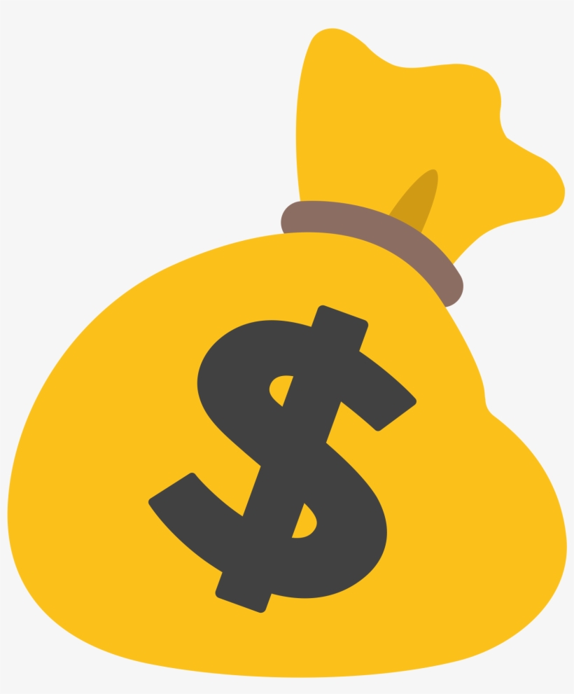 Open - Money Bag Emoji Transparent, transparent png