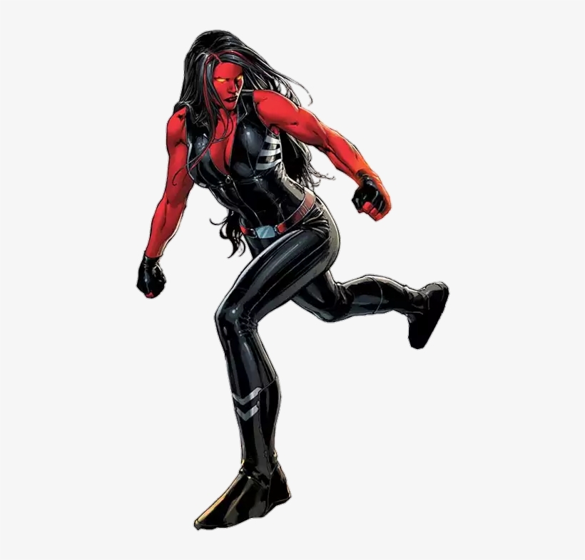 She Hulk Png Image Background - Marvel Red She Hulk Png, transparent png