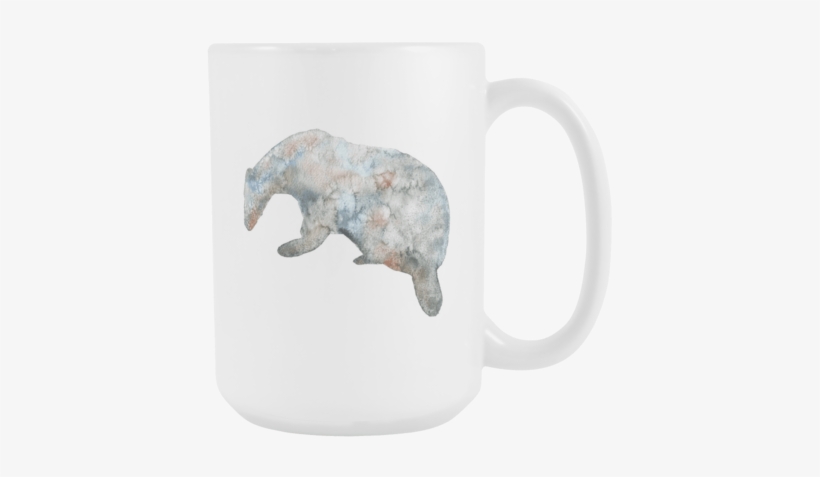15oz Coffee Mug - Watercolor Painting, transparent png