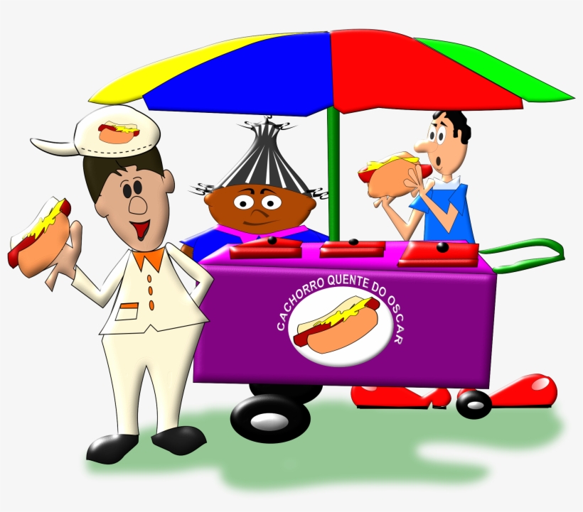 This Free Icons Png Design Of Carrinho De Hot Dog, transparent png