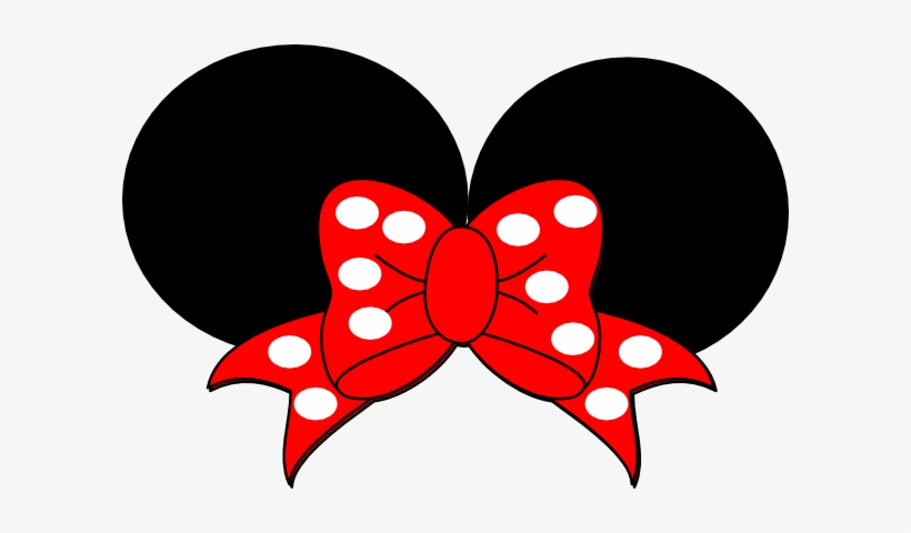 Baby Minnie Mouse Png - Minnie Mouse Ears Clipart, transparent png