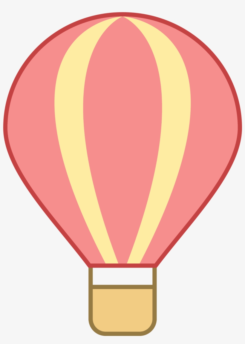 Picture Transparent Library Baloon Vector Globos - Hot Air Balloon Icon Free, transparent png