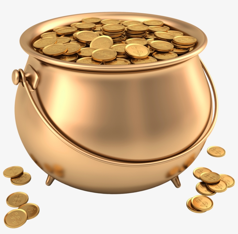 Pot Of Gold, transparent png