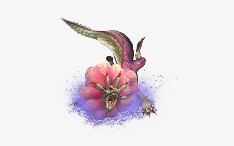 3rdgen-purple Ludroth Render - Pink Ludroth, transparent png