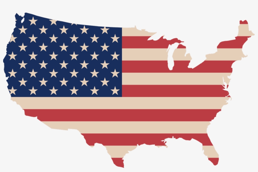 Flag Map Request Complete School U S A Usa - United States Flag Throw Blanket, transparent png