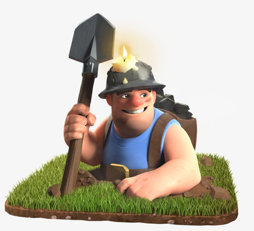 Visit - Clash Royale Miner Png, transparent png