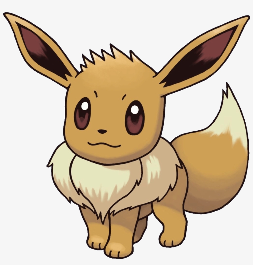 Eevee Pokemon - Drawings Of Pokemon Eevee, transparent png