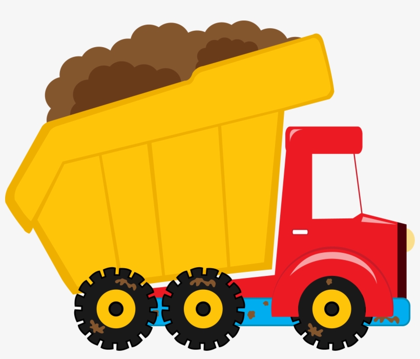 Free Dump Truck Clipart Clipart Image Source - Dump Truck Clipart, transparent png