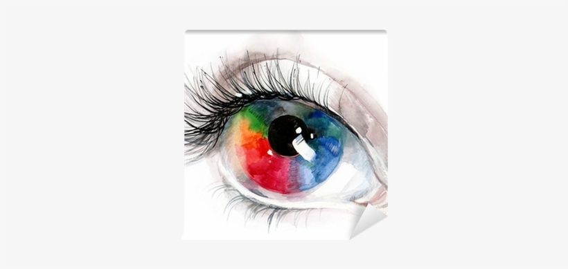 Art Print: Okalinichenko's Colourful Human Eye, 61x46in., transparent png