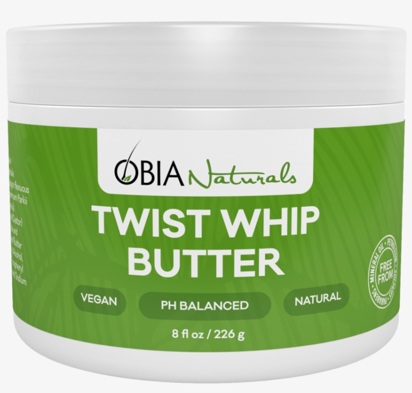 Twist Whip Butter - Obia Naturals Twist Whip Butter - 8 Oz, transparent png