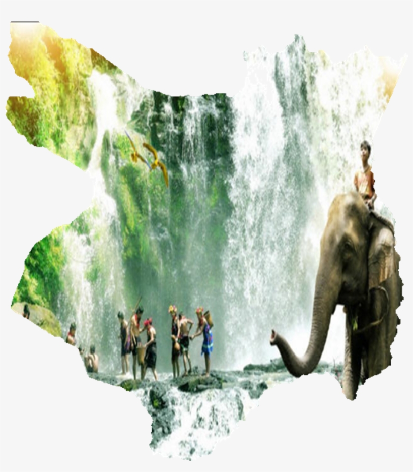Cambodia Tourism Map - Indian Elephant, transparent png
