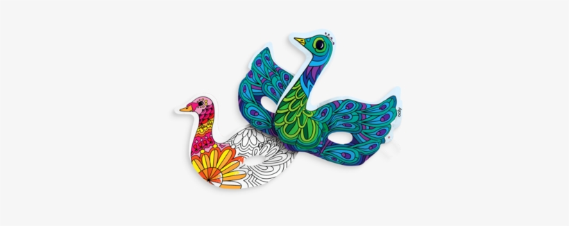 Colored Beautiful Birds 3d Colorables - Beautiful Birds, transparent png