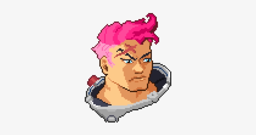 Drew Zarya From Overwatch Just Because - Cartoon, transparent png