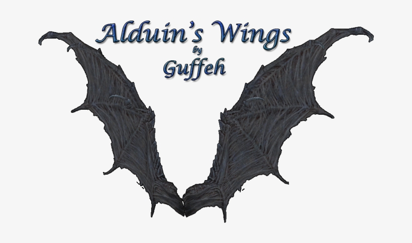 Brodual - Skyrim Dragon Wings, transparent png