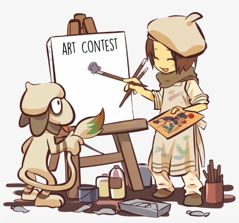 Let's Put Your Creativity To The Test Draw An Existing - Smeargle Gijinka, transparent png