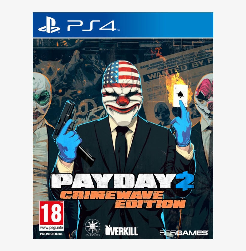 505 Games Payday 2 Crimewave Edition Ps4, transparent png