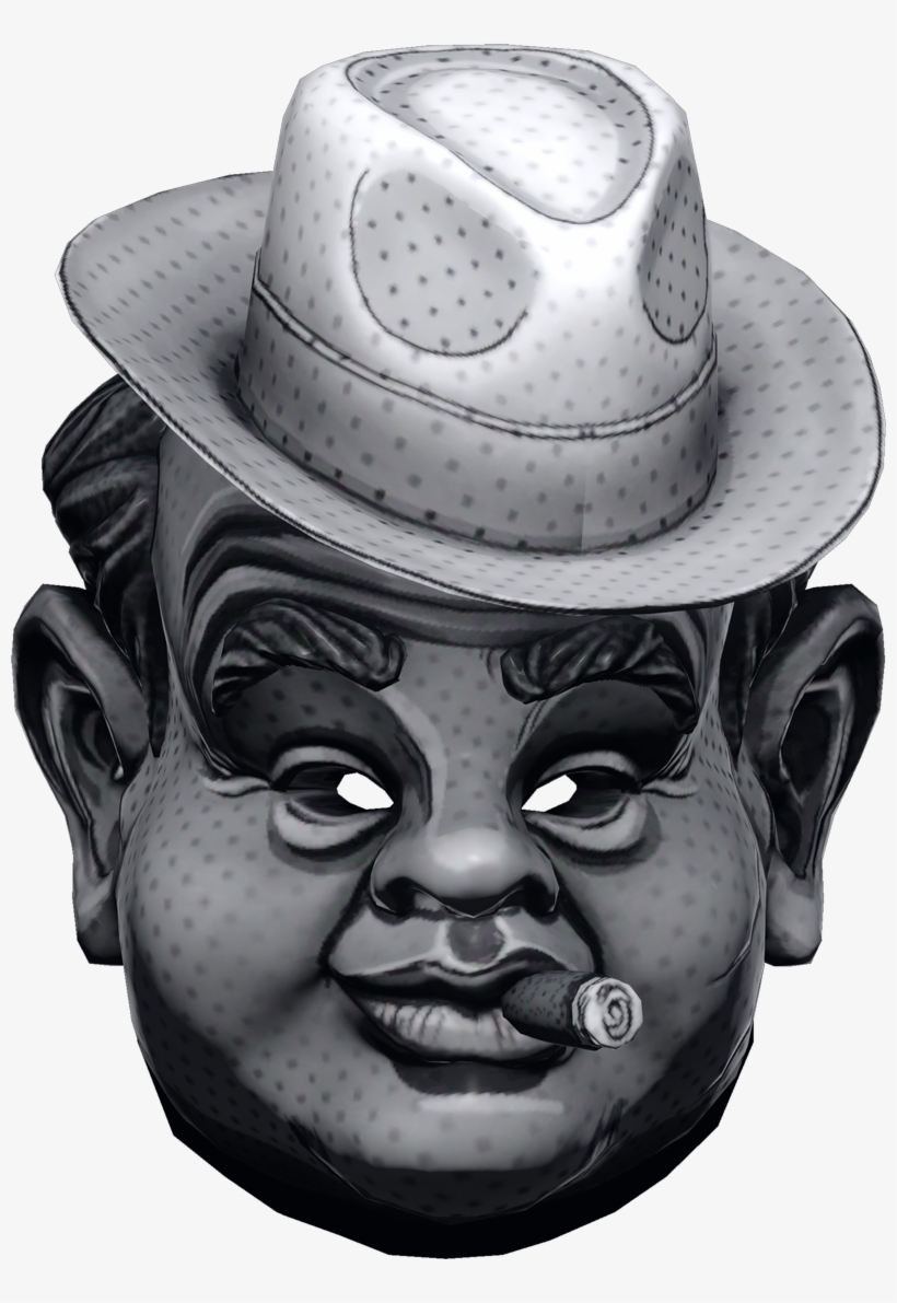 Payday - Payday 2 Al Capone Mask, transparent png